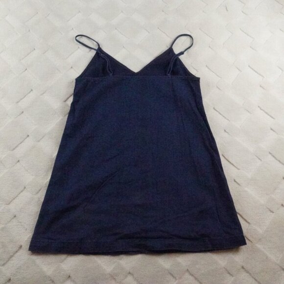 Wilfred Chambray Mini Dress Womens Small Blue Sleeveless Western Rodeo - Picture 7 of 8